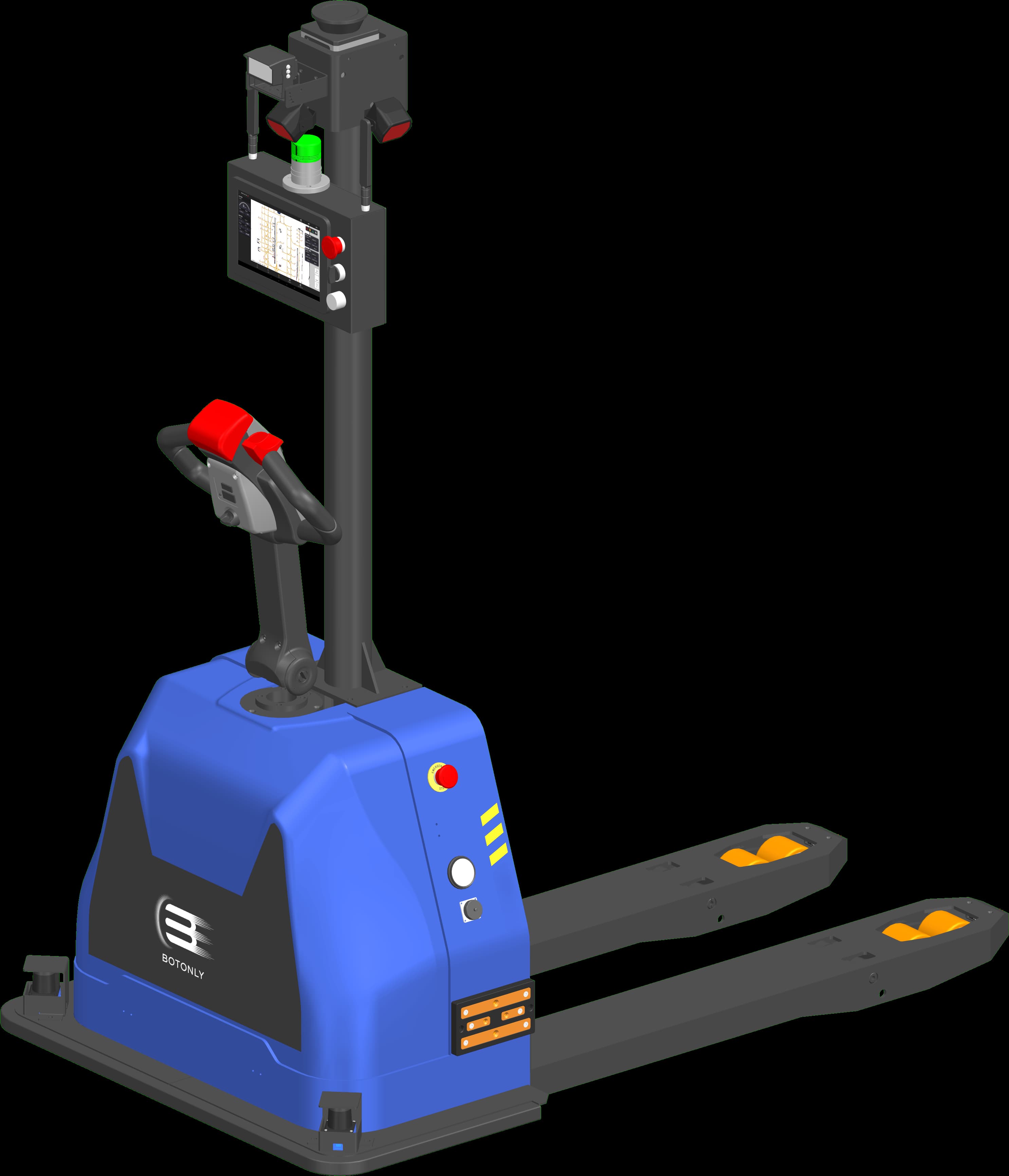 BotOnly FLT-PH-104 Automated Flatbed Pallet Forklift