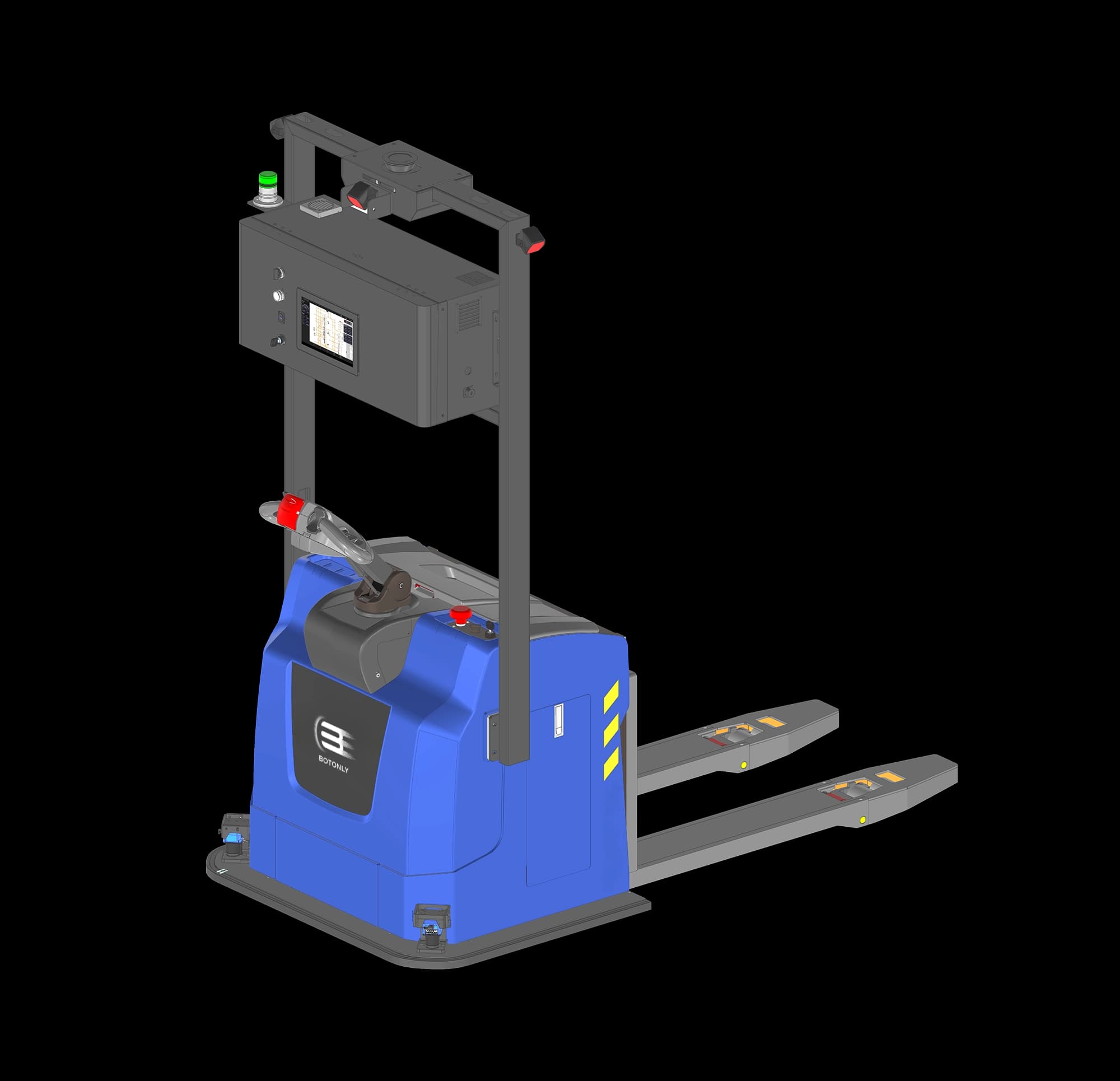 BotOnly FLT-PH-106 Heavy Pallet-Handling Forklift