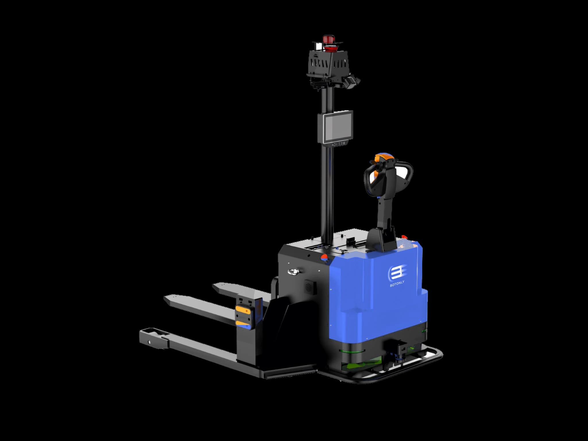 BotOnly FLT-PH-115 Wide-Leg Pallet-Handling Forklift