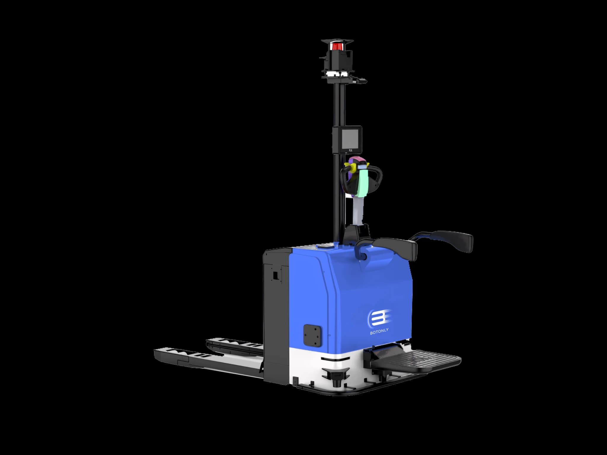 BotOnly FLT-PH-117 Front-Leg Pallet-Handling Forklift