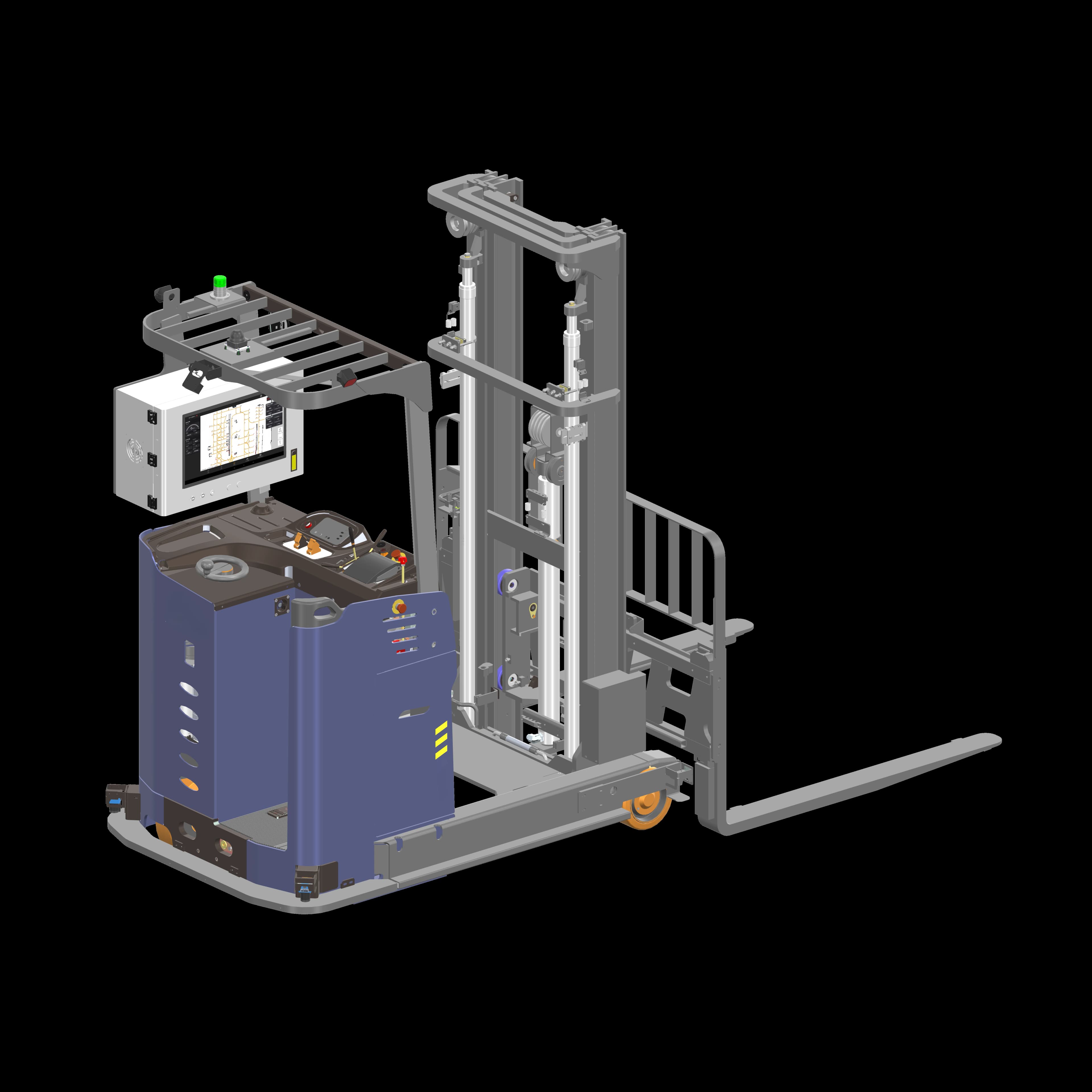 BotOnly FLT-RT-110 Stand-On Autonomous Reach Truck