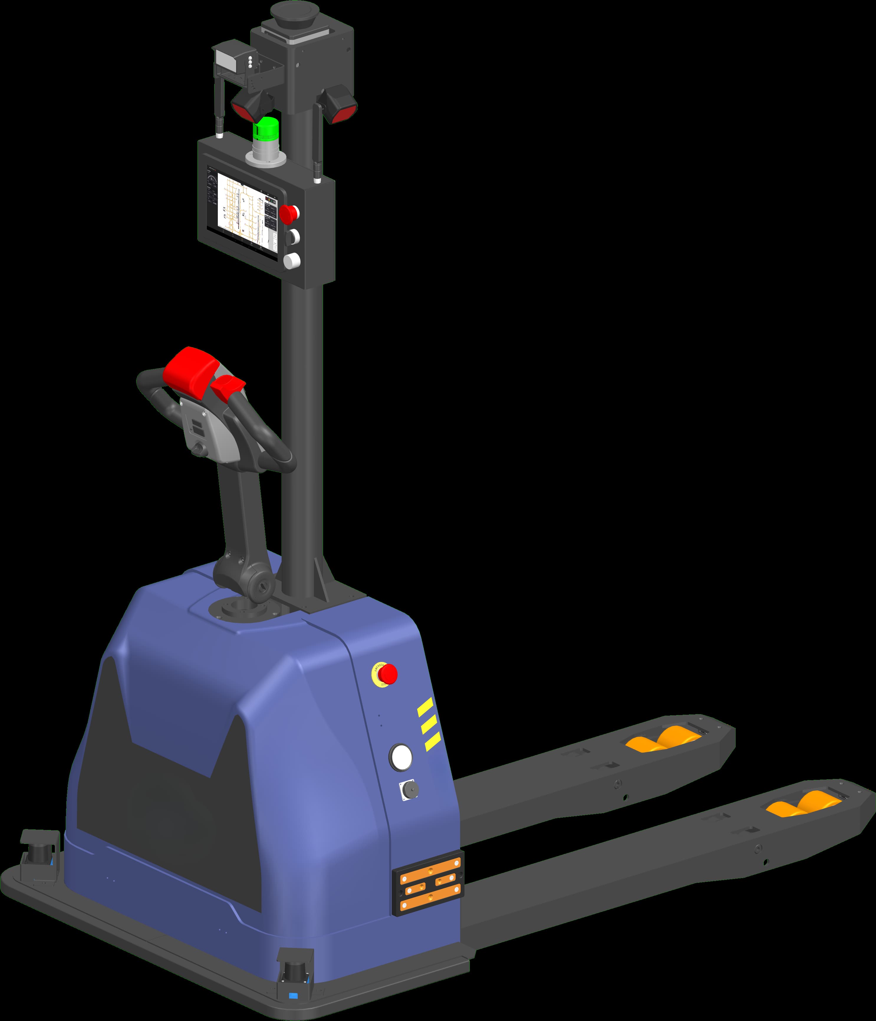 BotOnly FLT-PH-104 Automated Flatbed Pallet Forklift
